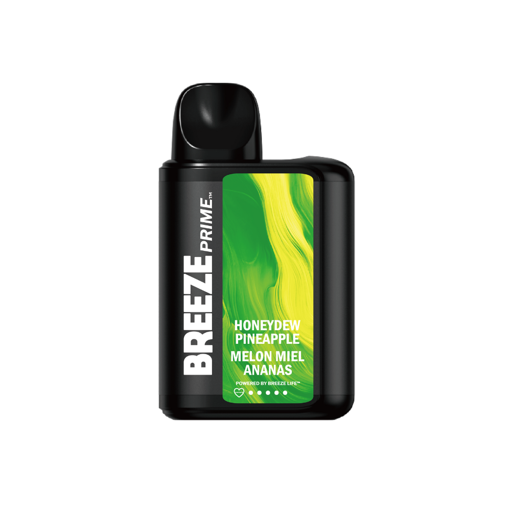 Breeze Prime S50 6000 Puffs | Honeydew Pineapple | 20mg Canada Permier Store Breeze Prime S50 6000 Puffs | Honeydew Pineapple | 20mg Canada Permier Store