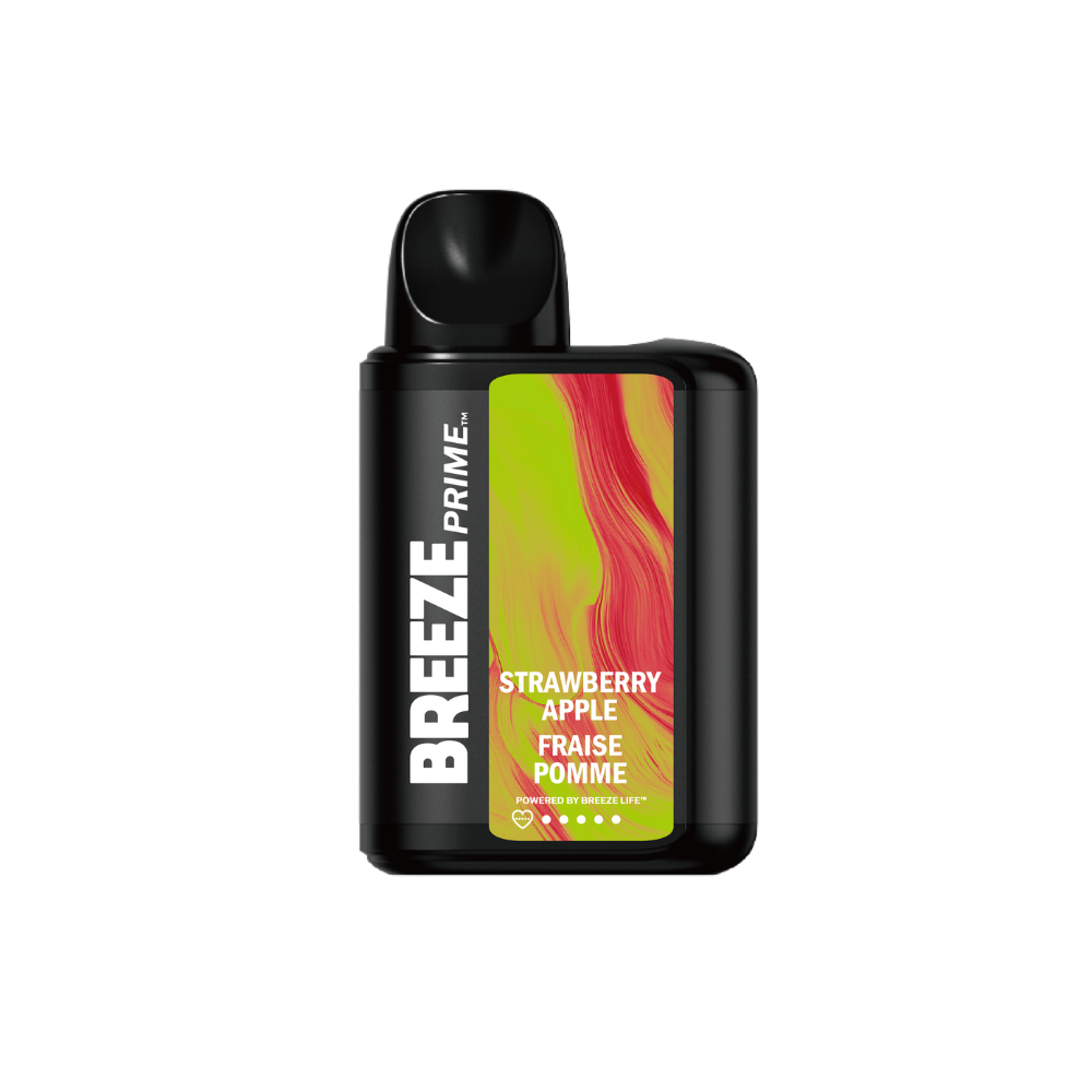 Breeze Prime S50 6000 Puffs | Strawberry Apple | 20mg Canada Permier Store Breeze Prime S50 6000 Puffs | Strawberry Apple | 20mg Canada Permier Store
