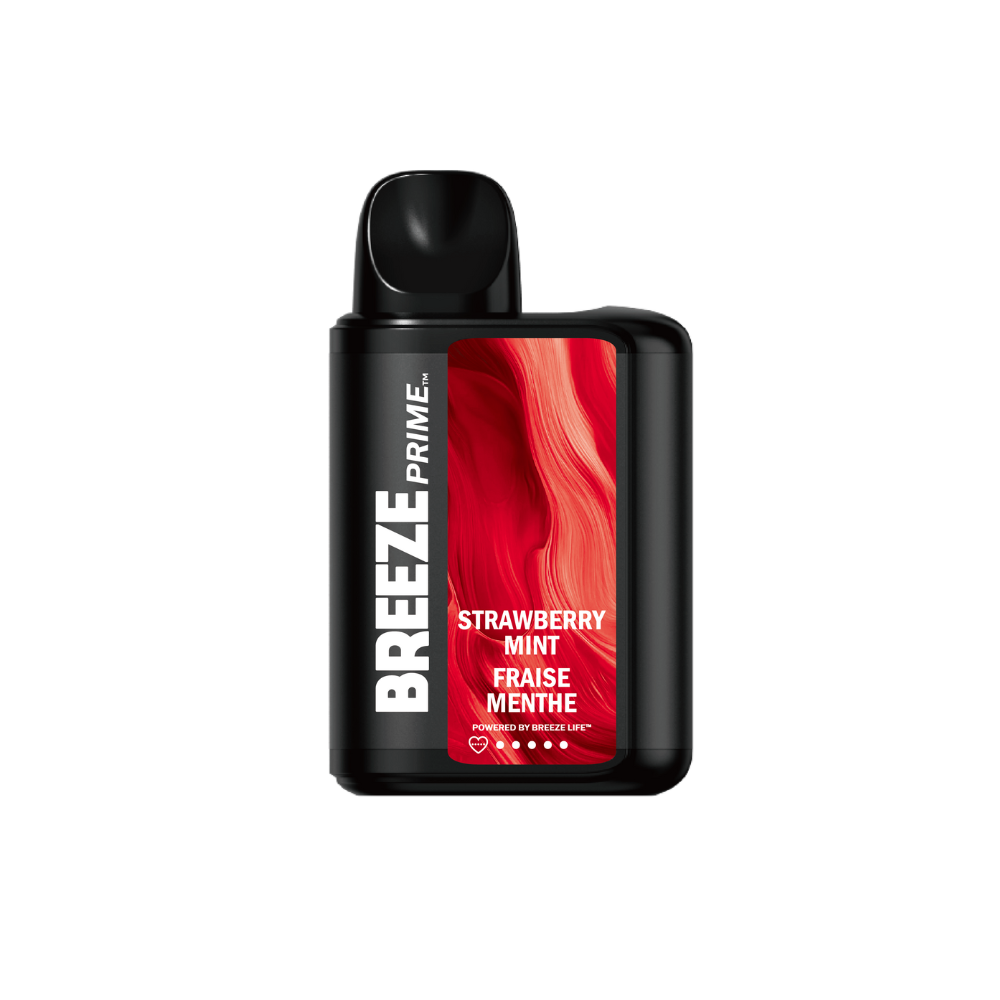 Breeze Prime S50 6000 Puffs Strawberry Mint 20mg