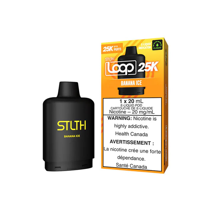 STLTH LOOP 25K POD PACK (Without Battery)- Banana Ice