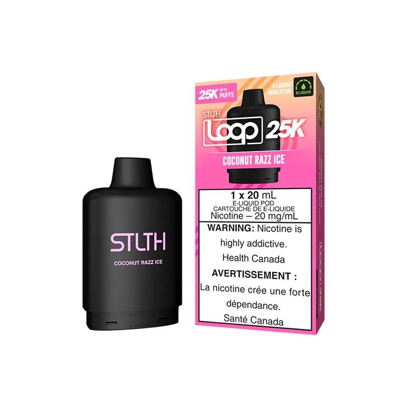 STLTH LOOP 25K POD PACK - COCONUT RAZZ ICE