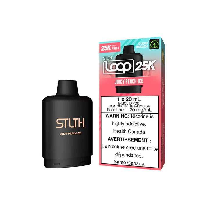 STLTH LOOP 25K POD PACK (Without Battery)- Juicy Peach Ice