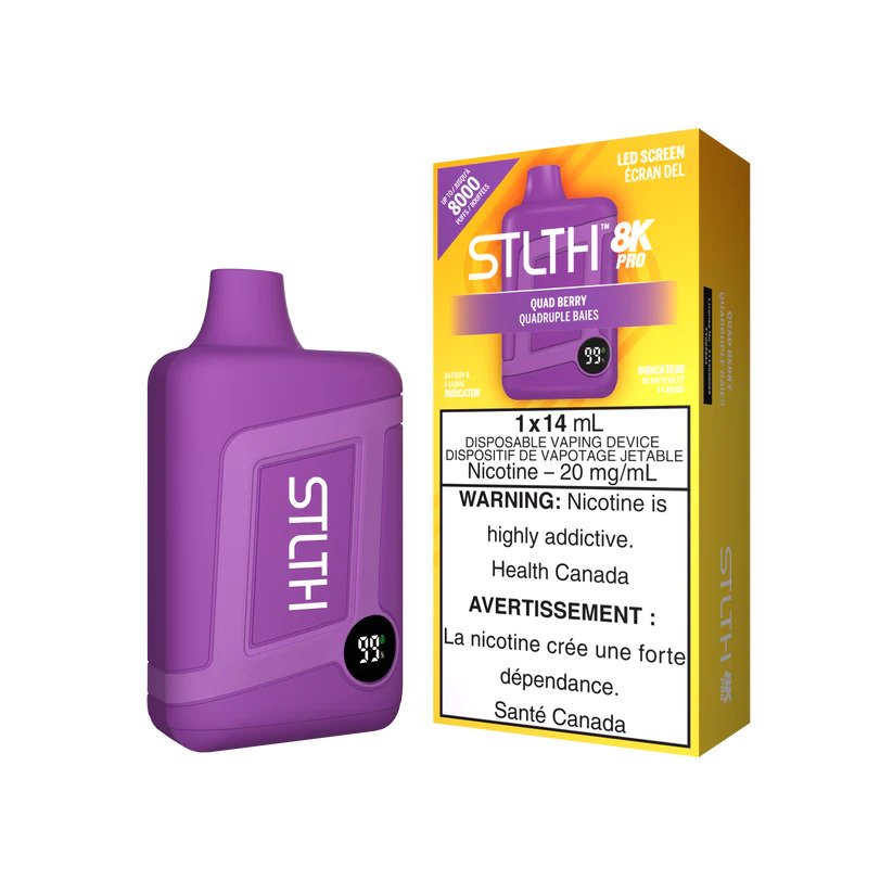 STLTH 8K Pro 8000 Puffs Quad Berry 20mg
