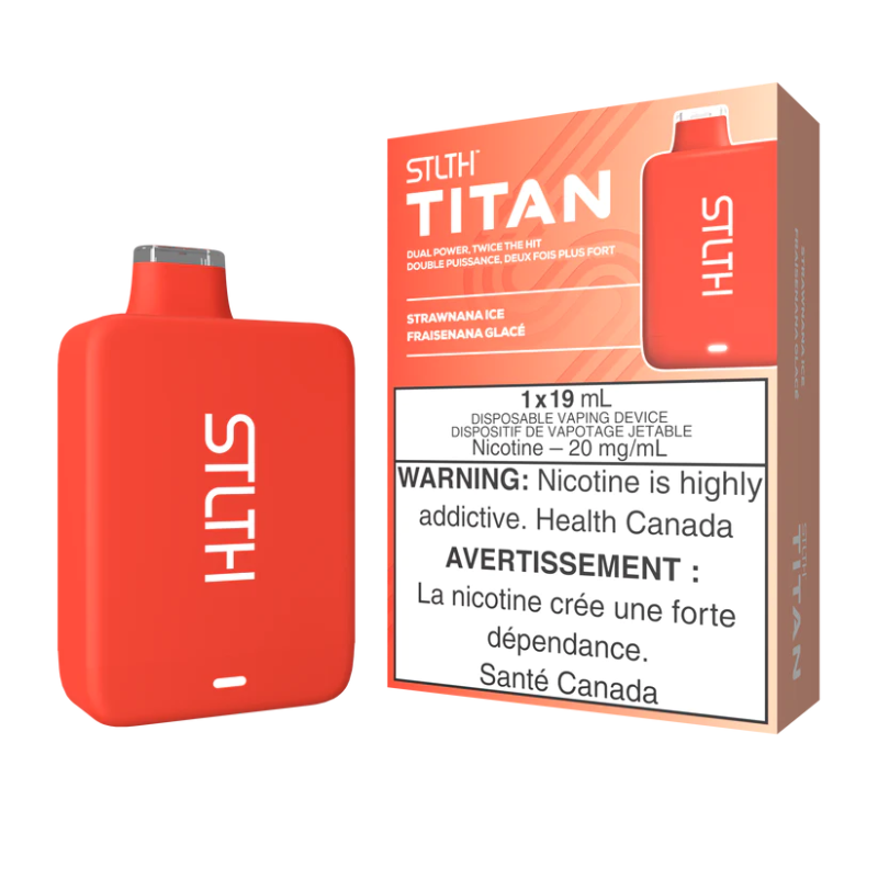 STLTH Titan 10K 10000 Puffs Strawanna Ice 20mg