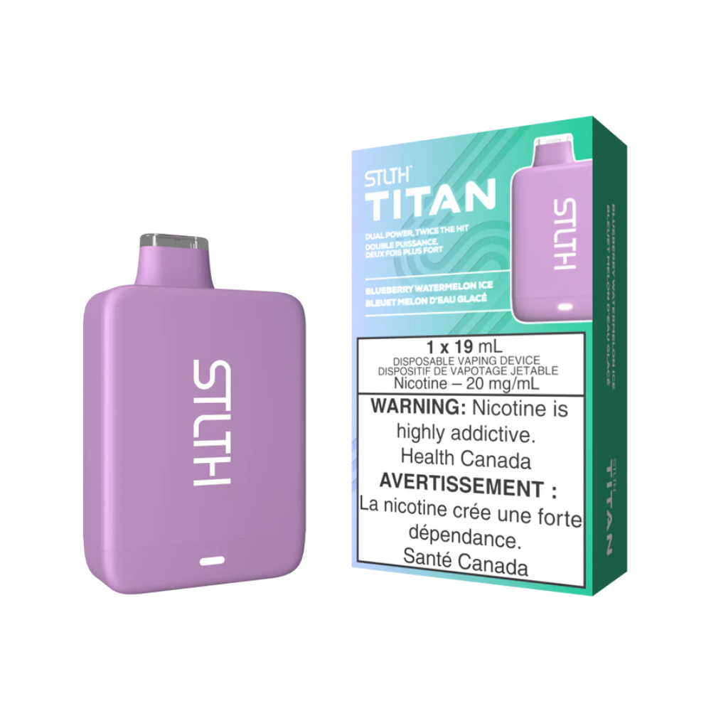 STLTH Titan 10K 10000 Puffs Bluberry Watermelon Ice 20mg