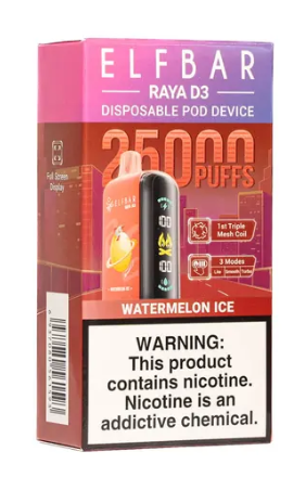 ELFBAR Raya D3 25000 Puffs Disposable Vape-Watermelon Ice