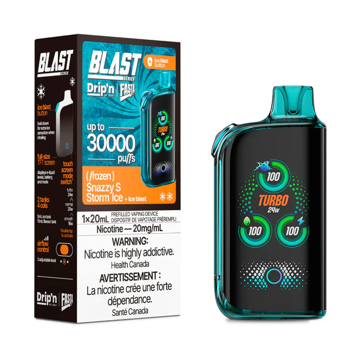 Drip'n by Envi Fasta Blast 30K Disposable Snazzy S Storm