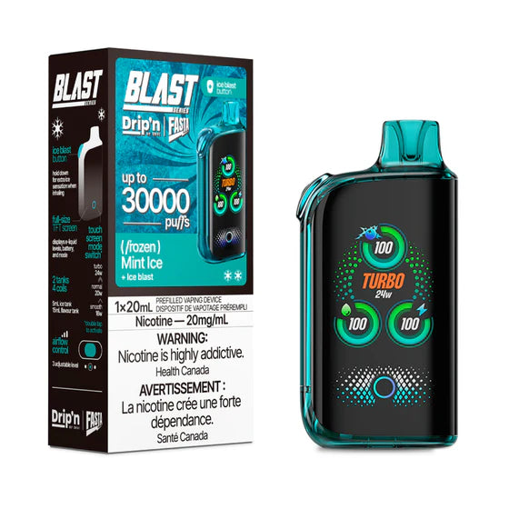 Drip'n by Envi Fasta Blast 30K Disposable Mint Ice