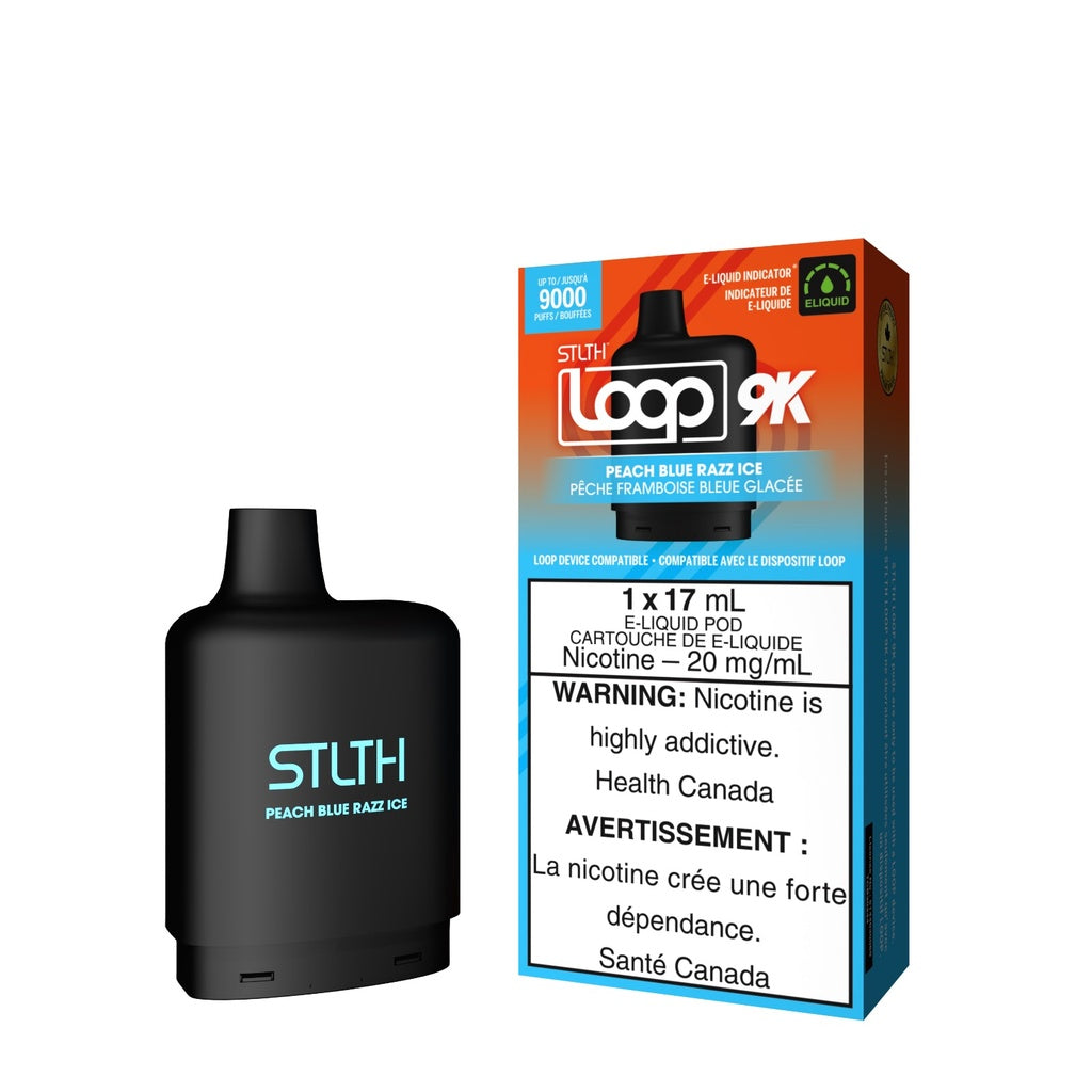 STLTH Loop 2 9K Pod Peach Blue Razz Ice