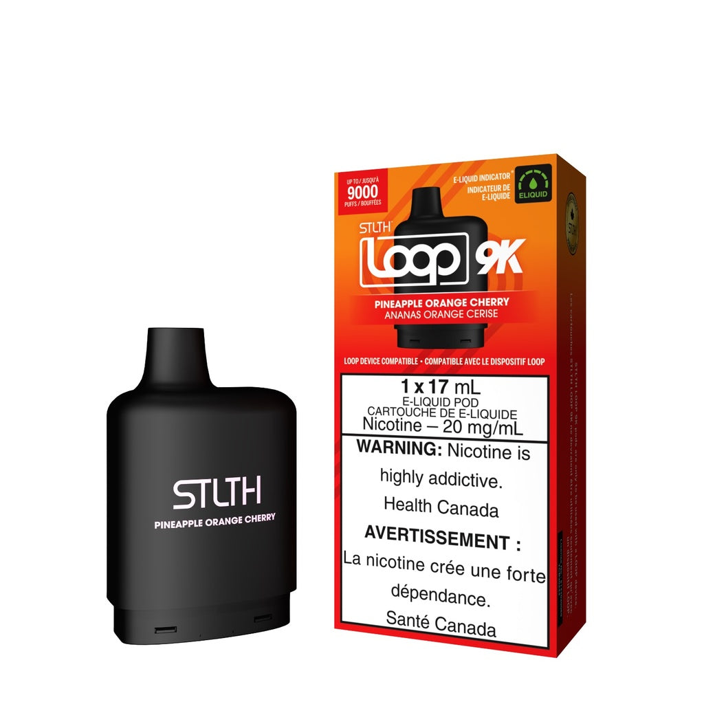 STLTH Loop 2 9K Pod Pineapple Orange Cherry