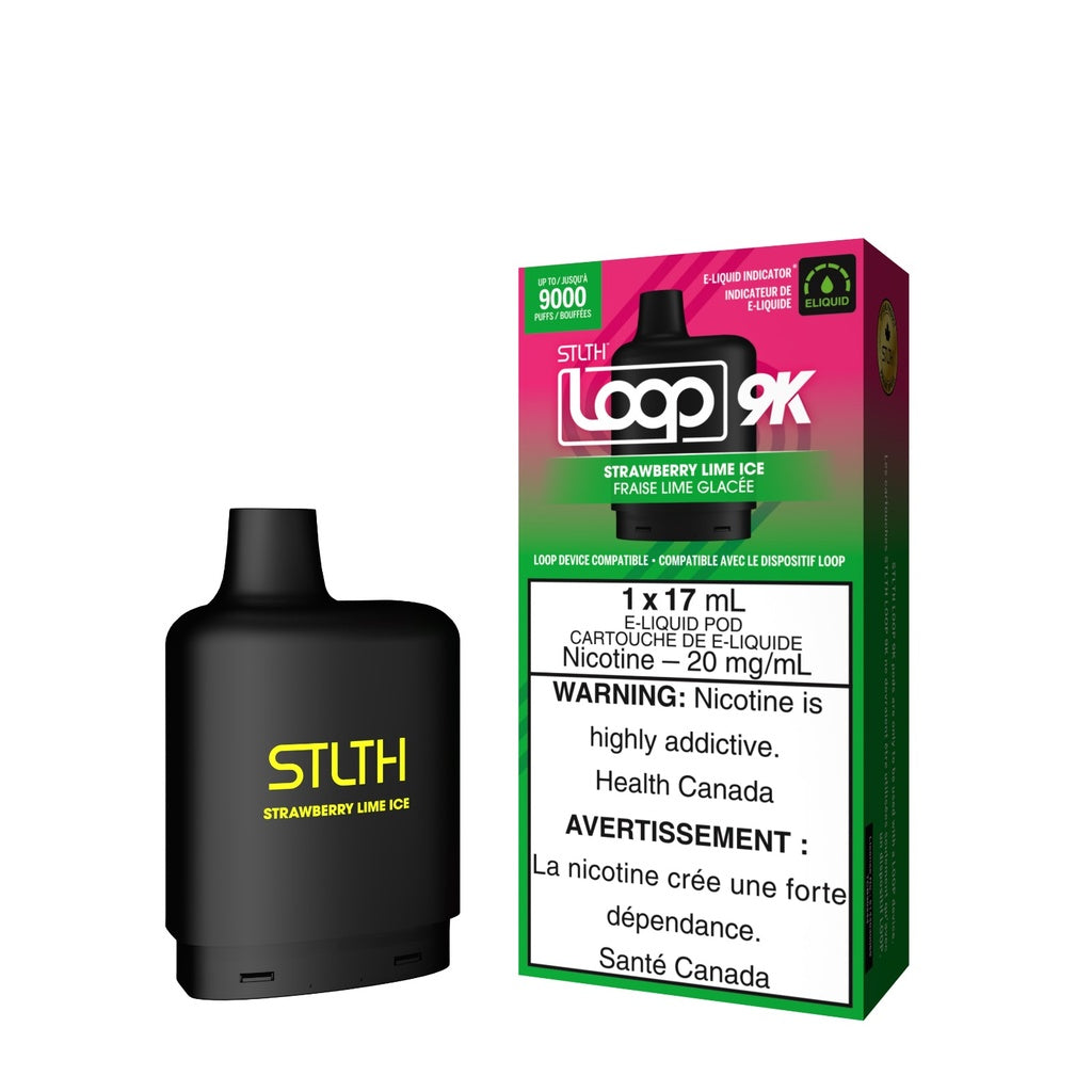 STLTH Loop 2 9K Pod Strawberry Lime Ice