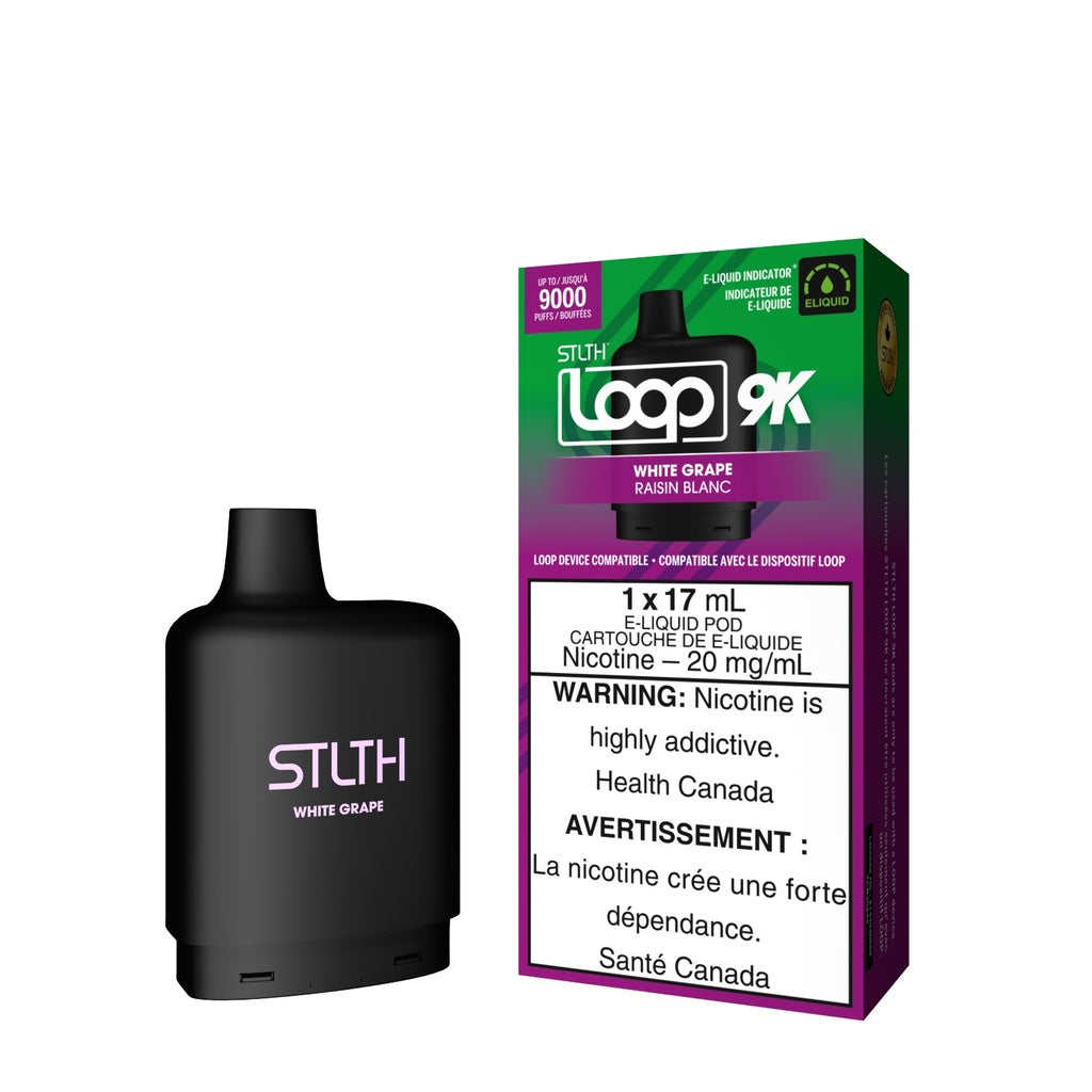 STLTH Loop 2 9K Pod White Grape