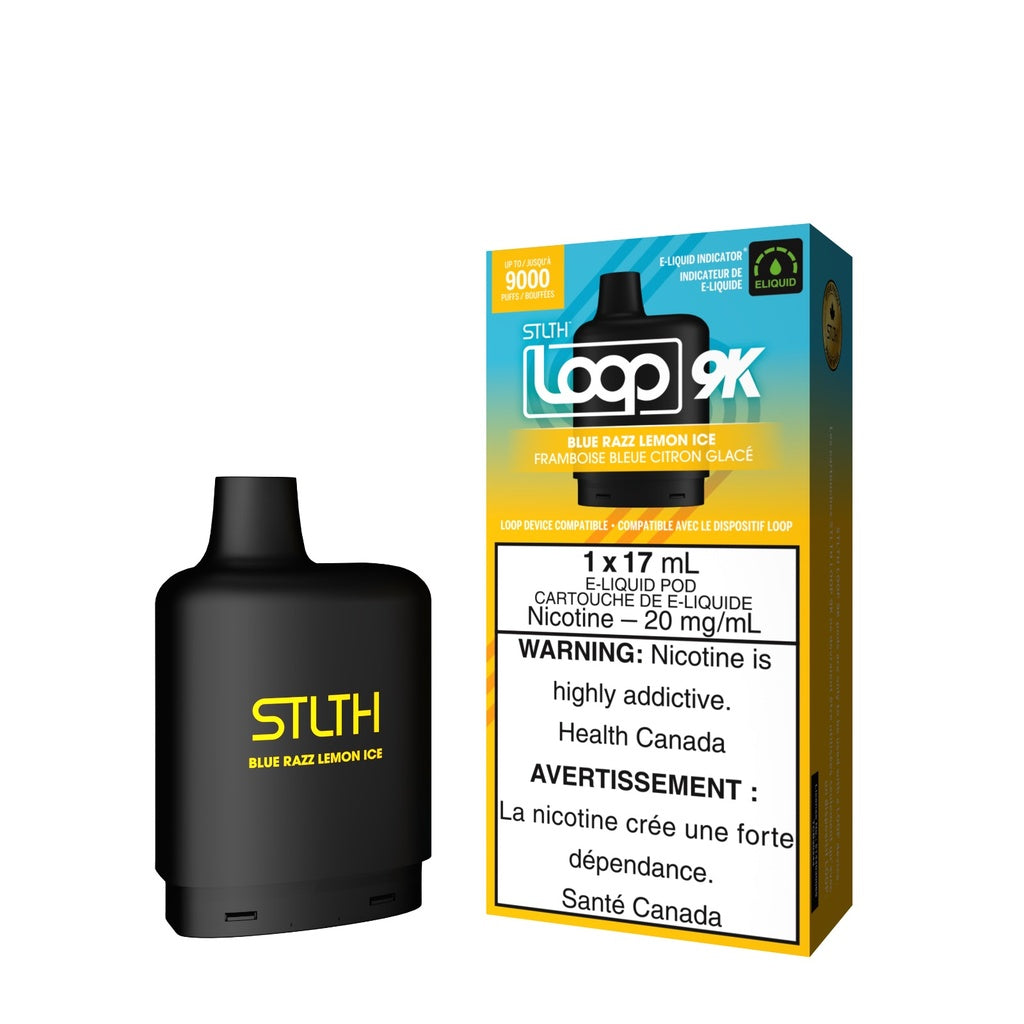 STLTH Loop 2 9K Pod Blue Razz Lemon Ice