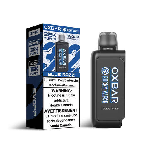 Svopp Rocky Vapor Oxbar [Prefilled Pods] 32K - Blue Razz