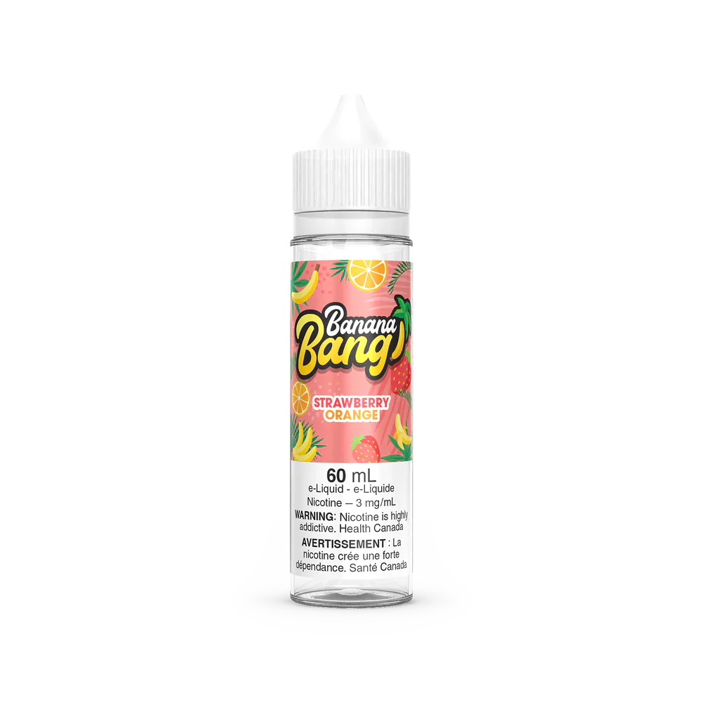 Strawberry Orange By Banana Bang 60 ml Freebase E-Liquid