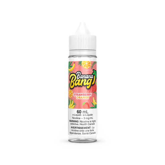 Strawberry Orange By Banana Bang 60 ml Freebase E-Liquid