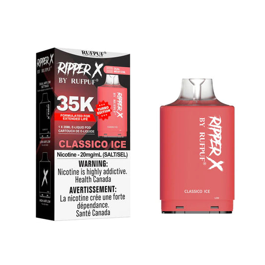 RIPPER X BY RUFPUF 35K POD (Without Battery) - Classico Ice