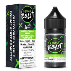 Flavour Beast Salt Juice 30ml Gusto Green Apple 10mg 20mg