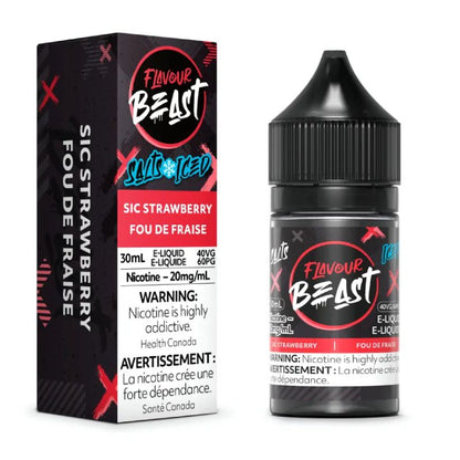 Flavour Beast Salt Juice 30ml Sic Strawberry Iced 10mg 20mg