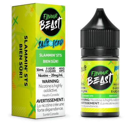 Flavour Beast Salt Juice 30ml Slammin' STS Iced 10mg 20mg