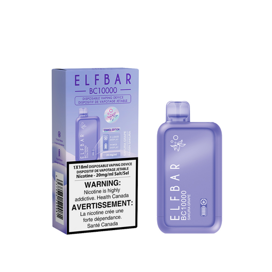 ELF Bar BC10K 10000 Puffs Sakura Grape 20mg