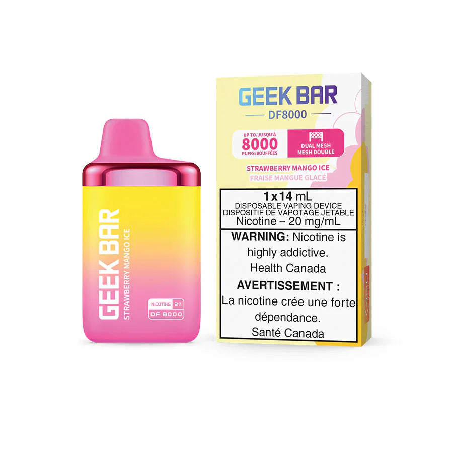 Geek Bar Df8000 Strawberry Mango Ice 20mg