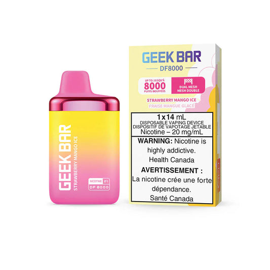 Geek Bar Df8000 Strawberry Mango Ice 20mg