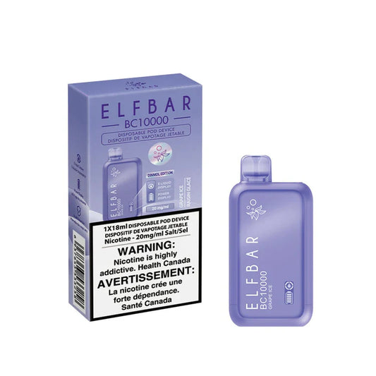 ELF Bar BC10K 10000 Puffs Grape Ice 20mg