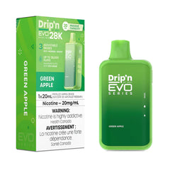 DRIP'N 28K DISPOSABLE VAPE - Green apple