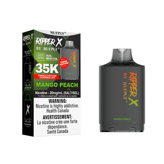 RIPPER X BY RUFPUF 35K POD (Without Battery) - Mango Peach