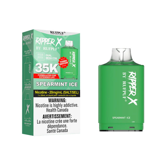 RIPPER X BY RUFPUF 35K POD (Without Battery) - Spearmint Ice