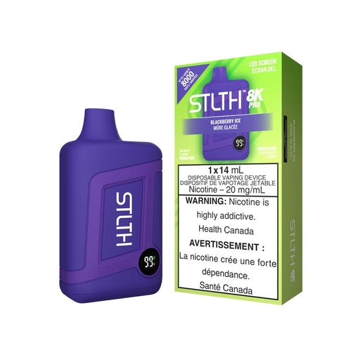 STLTH 8K Pro 8000 Puffs Blackberry Ice 20mg