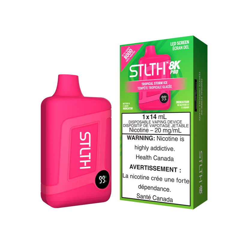 STLTH 8K Pro 8000 Puffs Tropical Storm Ice 20mg