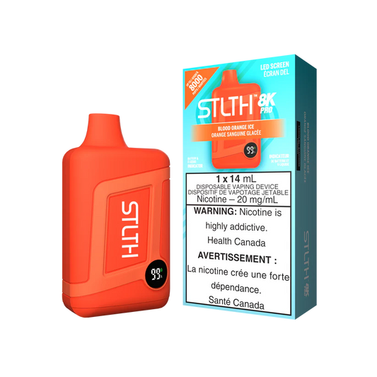 STLTH 8K Pro 8000 Puffs Blood Orange Ice 20mg