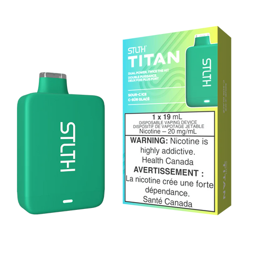 STLTH Titan 10K 10000 Puffs Sour -C Ice 20mg