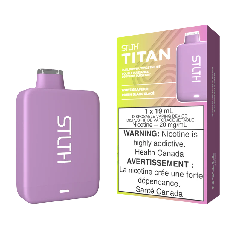 STLTH Titan 10K 10000 Puffs White Grape Ice 20mg