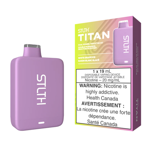 STLTH Titan 10K 10000 Puffs White Grape Ice 20mg