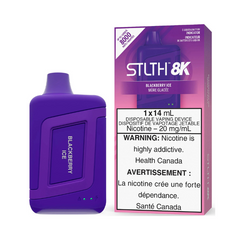 STLTH 8K 8000 Puffs Blackberry Ice 20mg