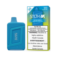 STLTH 8K 8000 Puffs Blue Razz Lemon Ice 20mg