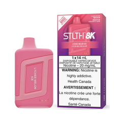 STLTH 8K 8000 Puffs Lychee Melon Ice 20mg