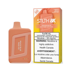 STLTH 8K 8000 Puffs Peach Blue Razz Ice 20mg