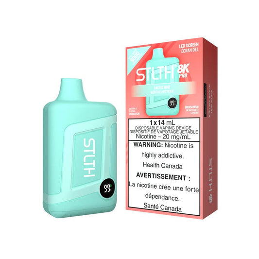 STLTH 8K Pro 8000 Puffs Arctic Mint 20mg