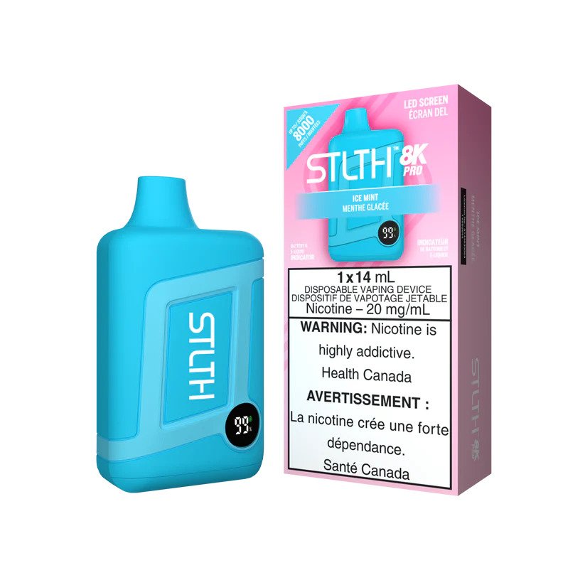 STLTH 8K Pro 8000 Puffs Ice Mint 20mg