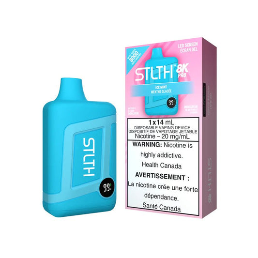 STLTH 8K Pro 8000 Puffs Ice Mint 20mg