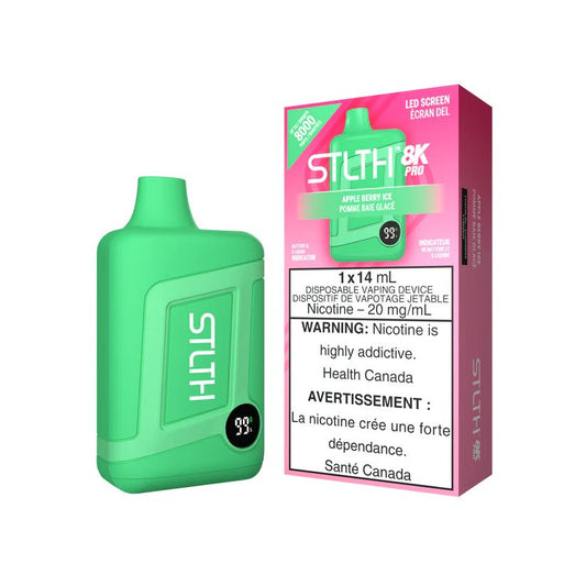 STLTH 8K Pro 8000 Puffs Apple Berry Ice 20mg
