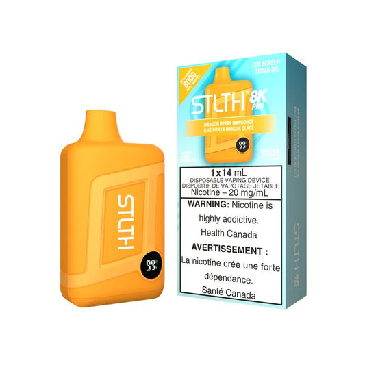 STLTH 8K Pro 8000 Puffs Dragon Berry Mango Ice 20mg
