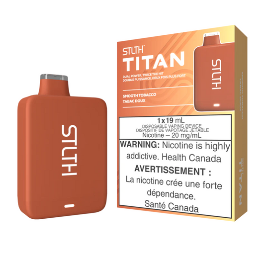STLTH Titan 10K 10000 Puffs Smooth Tobacco 20mg