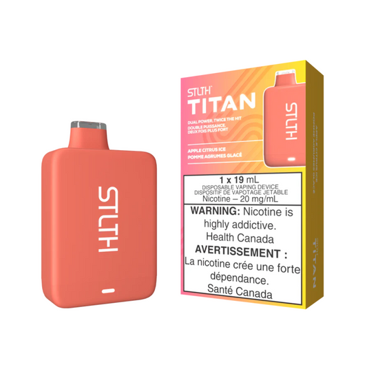 STLTH Titan 10K 10000 Puffs Apple Citrus Ice 20mg