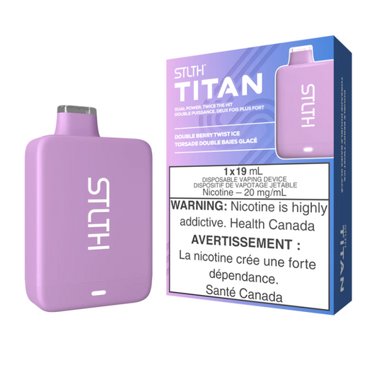 STLTH Titan 10K 10000 Puffs Double Berry Twist Ice 20mg