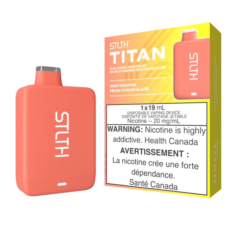 STLTH Titan 10K 10000 Puffs Juicy Peach Ice 20mg